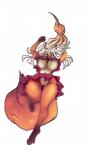 anthro breasts female green_eyes hair jumping solo woofarin mammal rodent sciurid tree_squirrel 2019 hi_res