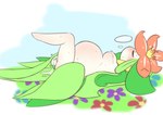 anthro belly big_belly clothed clothing contraction egg female oviposition partially_clothed plant pregnant pregnant_anthro pregnant_female push pushing solo water_breaking darlondemonic nintendo pokemon elemental_creature elemental_humanoid flora_fauna generation_5_pokemon humanoid lilligant plant_humanoid pokemon_(species) absurd_res hi_res