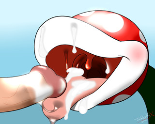 ambiguous_gender blush bodily_fluids cum cum_in_mouth cum_inside cumshot cumshot_in_mouth disembodied_penis duo ejaculation fellatio genital_fluids genitals humanoid_genitalia humanoid_penis lips male male/ambiguous not_furry open_mouth oral orgasm penile penis plant saliva saliva_string sex smile thick_lips tongue tongue_out uvula vein veiny_penis tairedfox mario_bros nintendo elemental_creature flora_fauna piranha_plant 2015 5:4