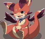 anthro blush bodily_fluids erection genital_fluids genitals male masturbation motion_lines open_mouth penile penile_masturbation penis precum sitting solo two-handed_masturbation ronchainu scalie 2017 absurd_res hi_res