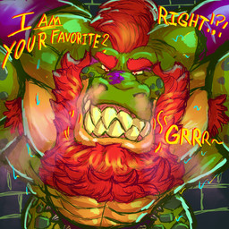 anthro armpit_hair beard bodily_fluids body_hair facial_hair grin growling hairy intimate looking_at_viewer machine male mohawk muscular pecs pinned pinned_to_wall red_beard red_facial_hair short_beard smile smoke smoke_from_nose solo sweat teeth asterondraws five_nights_at_freddy's five_nights_at_freddy's:_security_breach scottgames steel_wool_studios montgomery_gator alligator alligatorid animatronic crocodilian reptile robot scalie 1:1 hi_res