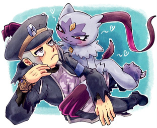 ambiguous_gender anthro bedroom_eyes blush claws cuddling duo eye_contact frown grumpy heart_symbol human_on_anthro interspecies long_claws looking_at_another love lying male male/ambiguous male_on_anthro narrowed_eyes on_front on_side open_mouth pokephilia seductive simple_background gezaityoudai nintendo pokemon pokemon_legends_arceus ingo_(pokemon) ride_sneasler_(pokemon_legends_arceus) generation_8_pokemon human mammal pokemon_(species) sneasler digital_drawing_(artwork) digital_media_(artwork)