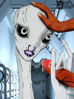 ambiguous_gender black_sclera bodily_fluids clone cum cum_on_tongue cum_string dark_pupils dark_sclera duo erection genital_fluids genitals hand_on_head handjob humanoid_genitalia humanoid_penis iris long_neck male male/ambiguous open_mouth penile penis pupils sex tongue tsurime_eyes what white_eyes wolfkuro star_wars nikita_we alien human kaminoan mammal digital_media_(artwork) hi_res