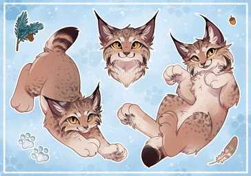 ambiguous_feral ambiguous_gender brown_body brown_fur dipstick_tail feral fur glistening glistening_eyes looking_at_viewer markings mouth_closed simple_background solo spotted_legs striped_markings striped_tail stripes tail tail_markings tan_body tan_fur whiskers bloominglynx felid feline lynx mammal digital_drawing_(artwork) digital_media_(artwork)