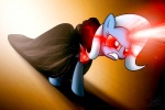 alicorn_amulet angry clenched_teeth female feral frown glowing glowing_eyes horn red_eyes solo teeth dori-to friendship_is_magic hasbro my_little_pony mythology trixie_(mlp) equid equine mammal mythological_creature mythological_equine unicorn 2012 3:2 hi_res