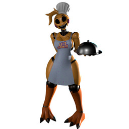 3_toes anthro apron apron_only areola areola_slip barely_visible_areola beakless breasts chef chef_hat clothing eyelashes fangs feet female glistening glistening_body hand_behind_back hat headgear headwear holding_tray looking_at_viewer machine medium_breasts open_mouth open_smile pink_areola simple_background smile solo standing talons teeth text text_on_clothing toes white_apron white_background white_clothing wide_hips yellow_body atumalaca atumalaca_(modeler) five_nights_at_freddy's five_nights_at_freddy's_2 scottgames toy_chica_(fnaf) animatronic avian bird chicken galliform phasianid robot robot_anthro 2025 3d_(artwork) digital_media_(artwork) english_text full-length_portrait hi_res portrait