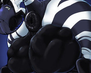 animal_genitalia animal_penis anus balls big_anus big_balls black_anus black_balls black_body black_fur blue_background blue_eyes bodily_fluids body_outline butt cock_vore equine_anus equine_genitalia equine_penis eye_roll face_closeup feral feral_pred fur genitals horn huge_anus huge_balls hyper hyper_balls hyper_genitalia larger_pred male male_pred multiple_prey nude_male nude_pred penile penis puffy_anus raised_tail reaction_shot rear_view simple_background size_difference solo striped_body striped_fur stripes sweat tail vein veiny_penis vore white_body white_fur pandottermon mythology equid equine mammal mythological_creature mythological_equine unicorn zebra 2025 5:4 colored hi_res