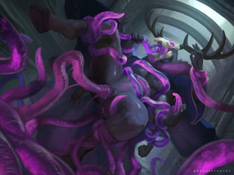 athletic bone breasts deep_throat female floating horn magic_user nipples oral oral_penetration penetration questionable_consent restrained_arms skull skull_head suspended_via_tentacles tentacle_in_mouth tentacle_in_vagina tentacle_penetration tentacles vaginal vaginal_penetration conditional_dnp reddyrennard american_mythology indigenous_north_american_mythology mythology north_american_mythology wendigo hi_res