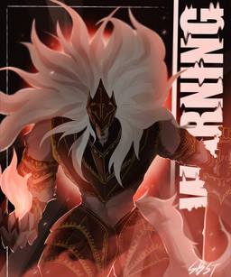 abs anthro armor claws clothing fur hair headgear helmet male midriff muscular muscular_anthro muscular_male solo sirbst elden_ring fromsoftware maliketh_(elden_ring) canid canine canis mammal wolf digital_media_(artwork) hi_res