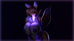 anthro areola big_breasts breasts female glowing glowing_tongue huge_breasts nipples nude purple_tongue solo tail tongue tongue_out not_person420 bandai_namco digimon warfare_machine warfare_renamon canid digimon_(species) mammal renamon 16:9 3d_(artwork) digital_media_(artwork) hi_res widescreen