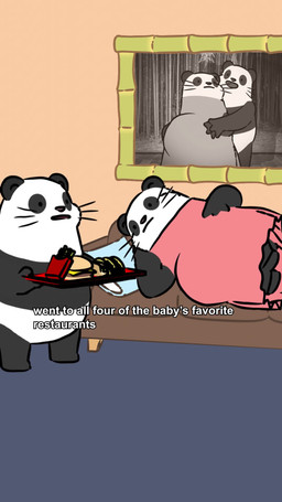 :d angry anthro bamboo bamboo_forest beady_eyes black_arms black_body black_ears black_eyes black_fur black_inner_ear black_legs burger casual_nudity cheese clothed clothed_anthro clothed_female clothing dairy_products dot_eyes dress dropping_object duo eye_contact fake_pregnancy fast_food female food forest fries fur furniture half-closed_eyes holding_another holding_stomach humor husband_and_wife living_room looking_at_another male married_couple multicolored_body multicolored_fur narrowed_eyes nude_anthro nude_male on_sofa open_mouth open_smile photo picture_frame pillow pink_clothing pink_dress plant pregnant pregnant_anthro pregnant_female punch reclining reclining_on_sofa romantic romantic_couple serving serving_food serving_tray simple_background simple_eyes sitting sitting_on_sofa smile sofa solo tacos tan_background text tray tree two_tone_body two_tone_fur unimpressed upskirt what whiskers white_body white_fur why wtf_face yelling natural_habitok sound_warning natural_habitat_shorts panda_express bear giant_panda mammal 2025 2d_animation 9:16 animated black_and_white english_audio english_description english_text hi_res monochrome short_playtime sound subtitled voice_acted webm