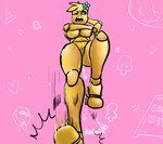 anthro dominant dominant_female feet female foot_fetish foot_play genitals implied_footjob implied_penis machine male male/female on_one_leg sex solo standing stepped_on stomping kodota five_nights_at_freddy's five_nights_at_freddy's_2 scottgames toy_chica_(fnaf) robot