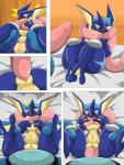 abdominal_bulge amphibian anthro big_butt big_dom_small_sub big_penis butt dominant duo erection female female_penetrated forced generation_5_pokemon generation_6_pokemon genitals greninja hi_res large_penetration larger_male long_tongue lying male male/female male_penetrating male_penetrating_female nintendo nude on_back pectoral_bulge penetration penile penile_penetration penis penis_in_pussy pokemon pokemon_(species) pussy rape seismitoad sex size_difference smaller_female smaller_penetrated spread_legs spreading thick_thighs tongue tongue_out type vaginal vaginal_penetration