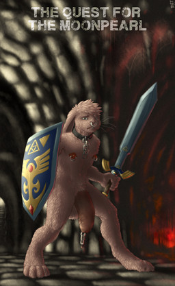 balls big_penis chain collar dripping facial_piercing flaccid foreskin fur genital_piercing genitals holding_melee_weapon holding_object holding_sword holding_weapon hyper male melee_weapon nipple_piercing nipples nose_piercing nose_ring penis penis_piercing piercing pink_body pink_fur prince_albert_piercing ring_piercing septum_piercing shield solo sword text weapon mot a_link_to_the_past nintendo the_legend_of_zelda the_legend_of_zelda_a_link_to_the_past link_(rabbit_form) lagomorph leporid mammal rabbit digital_media_(artwork) english_text hi_res