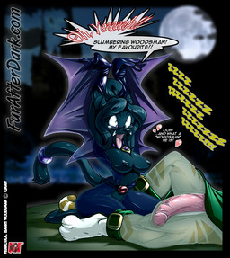 anthro breasts duo erection female genitals humanoid_genitalia humanoid_penis lying male nipples penis tail gnaw furafterdark vera_noyce domestic_cat felid feline felis mammal undead vampire cool_colors hi_res