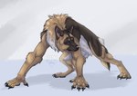 anthro feral male solo zhekathewolf mythology canid canine canis domestic_dog german_shepherd herding_dog mammal mythological_canine mythological_creature pastoral_dog were werecanid werecanine weredog werewolf absurd_res digital_media_(artwork) hi_res