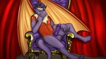 balls genitals king male penis purple_body royalty solo kinguir fakemon mythology zoham dragon mythological_creature mythological_scalie scalie 16:9 hi_res widescreen