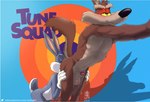 abs anal animal_genitalia animal_penis anthro anthro_on_anthro anthro_rimming_anthro areola balls becoming_erect blush canine_genitalia canine_penis clothing duo eyebrows eyes_closed fur genitals gloves handwear kneeling leg_grab looking_pleasured male male/male male_rimming_male muscular muscular_anthro muscular_male narrowed_eyes nipples nude oral pecs penis penis_tip rimming sex shadow sheath simple_background smile standing text thigh_grab tuft zenthetiger looney_tunes warner_brothers bugs_bunny wile_e._coyote canid canine canis coyote lagomorph leporid mammal rabbit 2025 english_text url watermark