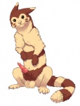 animal_genitalia animal_penis balls canine_genitalia canine_penis erection feral fur genitals knot looking_at_viewer male penis sheath solo tail tan_body tan_fur valderic_blackstag nintendo pokemon furret generation_2_pokemon mammal mustelid pokemon_(species) 2012