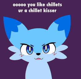 ambiguous_gender blue_body bouncing looking_at_viewer semi-anthro silly solo vector ayapup boy_kisser_(meme) palworld pocketpair silly_cat_(mauzymice) chillet pal_(species) animated colored digital_media_(artwork) flat_colors meme toonz_(artwork)