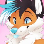 anthro canid canine femboy feve fox itsfluffzee male mammal solo