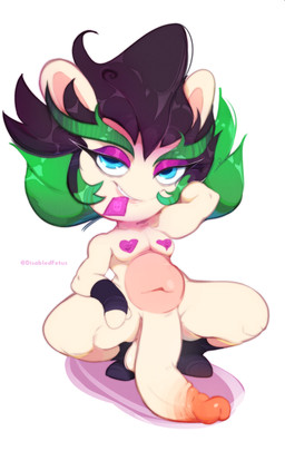 anthro arms_bent belly bent_legs big_penis black_boots black_clothing black_footwear black_hair black_handwear black_mittens blue_eyes boots breasts clothing condom condom_in_mouth crouching eyebrows eyelashes flaccid footwear fur genitals green_eyebrows green_hair grin grinning_at_viewer gynomorph gynomorph_anthro hair hand_behind_head handwear heart_pasties humanoid_genitalia humanoid_penis intersex intersex_anthro lidded_eyes light lips long_ears long_penis mismatched_genitalia mismatched_humanoid_penis mismatched_penis mitten_hands mittens mouth_hold multicolored_body multicolored_hair multicolored_penis navel nipple_outline noseless object_in_mouth orange_penis pasties penis presenting purple_eyelids seductive sexual_barrier_device shoes simple_background small_breasts smile smiling_at_viewer solo spiky_hair tan_belly tan_inner_ear tan_lips text thick_bottom_lip thick_eyebrows toothy_grin two_tone_body two_tone_hair two_tone_penis white_background white_body white_fur white_penis disabledfetus mario_bros mario_plus_rabbids_sparks_of_hope nintendo raving_rabbids rayman_(series) ubisoft edge_(mario_plus_rabbids) lagomorph mammal rabbid 2021 artist_name colored crossover digital_drawing_(artwork) digital_media_(artwork) english_description hi_res lighting shaded female_(lore)