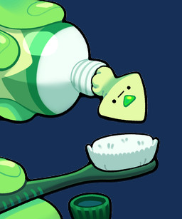 ambiguous_gender brush dot_eyes duo forehead_gem gem micro not_furry peridot_(gem) simple_eyes toony toothbrush toothpaste_tube visual_gag discount-supervillain cartoon_network steven_universe peridot_(steven_universe) smolidot alien gem_(species) humanoid peridot_(gem_species) 5:6 alpha_channel digital_media_(artwork)