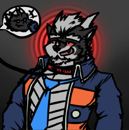 anthro black_body claws clone cloning clothing collar dorsal_fin dorsal_frill ear_fins facial_hair fin frill_(anatomy) grey_body horn hypnosis jacket leash male mind_control multicolored_body necktie red_eyes spines takeover topwear transformation blakewilder mythology blake_(blakewilder) negadrake dragon mythological_creature mythological_scalie scalie 2025 hi_res