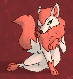 bedroom_eyes belly belly_nipples eyelashes female feral food freckled_face freckles fruit fur half-closed_eyes inviting long_eyelashes looking_at_viewer multi_nipple narrowed_eyes nipples plant quadruped seductive simple_background smile smirk solo strawberry tail tuft conditional_dnp heliofox elly_(heliofox) canid canine canis fox mammal digital_media_(artwork) hi_res