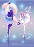 anthro arabesque_(ballet) arabesque_penche_(ballet) ballerina ballet bottomwear clothing dance_shoes dancewear dancing duo en_pointe female fluffy footwear legwear pointe_shoes second_position_arms_(ballet) shoes skirt tail tights tutu ushi_(artist) princess_tutu anteaterina princess_tutu_(character) anteater human mammal pilosan xenarthran