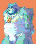 anthro asian_clothing beard belly black_nose bulge clothing east_asian_clothing facial_hair fundoshi japanese_clothing kemono male mature_male moobs nipples overweight overweight_male simple_background solo underwear white_clothing white_fundoshi white_underwear tuokemao bonasiah full_attack sophring_jie bear mammal 2025 absurd_res hi_res