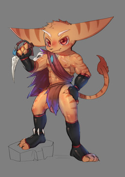 4_fingers 4_toes abs anthro barely_visible_genitalia barely_visible_penis biceps big_penis biped blush bottomwear bulge clothing crotch_apron dagger feet fingers flaccid foreskin genitals glans humanoid_genitalia humanoid_penis ineffective_clothing ineffective_loincloth loincloth long_penis male melee_weapon muscular muscular_anthro muscular_male pecs penis plantigrade scar small_but_hung solo standing thick_penis toeless_legwear toes vein veiny_penis weapon cydonia_xia ratchet_and_clank sony_corporation sony_interactive_entertainment xiavier_(cydonia_xia) lombax mammal 2021 absurd_res digital_media_(artwork) hi_res
