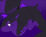 anal anthro bed big_dom_small_sub dominant duo facial_hair fur furniture glowing glowing_eyes goatee humping male male/male on_top on_top_of pinned pinned_to_bed size_difference smile conditional_dnp notkastar mythology grape_(notkastar) jack_dragon_(notkastar) canid canine dragon mammal mythological_creature mythological_scalie scalie 5:4 animated animated_comic comic high_framerate short_playtime