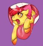 2013 amber_eyes apple_bloom_(mlp) cub duo equine female feral fetlocks friendship_is_magic fur hair hair_bow horse in_mouth loki.metal male mouth_shot my_little_pony open_mouth orange_eyes orange_hooves pony purple_background quadruped red_hair saliva tongue vorarephilia vore worried yellow_fur young
Rating: Safe
Score: 5
User: lemongrab
Date: August 18, 2013