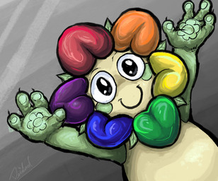 flower male multicolored_body pale_body petals plant smile solo spread_arms deidad_dissitum blushcrunch_studio dandy's_world roblox dandy_(dandy's_world) elemental_creature elemental_humanoid flora_fauna humanoid plant_humanoid toon_(dandy's_world) digital_media_(artwork) microsoft_paint_(artwork) tagme
