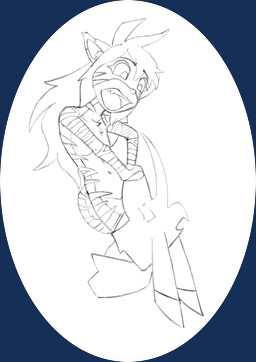 anthro duo female female_prey hand_on_nose male male/female male_pred struggling struggling_prey unwilling_prey vore chaoshetra twokinds cyote flora_(twokinds) canid canine canis coyote felid mammal pantherine tiger absurd_res alpha_channel hi_res