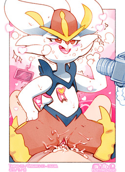 anthro badge blush bodily_fluids buckteeth camera cum cum_in_vagina cum_inside duo exhibitionism faceless_character faceless_male female female_penetrated first_person_view fur genital_fluids genitals gesture hand_gesture heart_symbol human_on_anthro human_penetrating interspecies looking_pleasured male male/female male_penetrating male_penetrating_female open_mouth open_smile penetration penile penile_penetration penis_in_vagina pokephilia recording ribbons sex shaking smile teeth torogao trembling v_sign vaginal vaginal_penetration vulva white_body white_fur conditional_dnp insomniacovrlrd nintendo pokemon animate_inanimate cinderace generation_4_pokemon generation_8_pokemon human lagomorph mammal pokemon_(species) rotom rotom_phone 2019