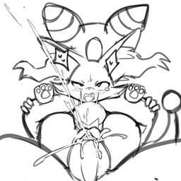 ahegao anthro big_butt big_dom_small_sub biped blush blush_lines bodily_fluids butt cheek_tuft cum cum_explosion cum_from_vagina cum_in_vagina cum_inflation cum_inside cute_fangs dominant duo ejaculation eyes_rolled_up facial_tuft fangs female female_penetrated fucked_silly full_nelson full_nelson_(legs_held) genital_fluids genitals inflation inner_ear_fluff large_penetration looking_pleasured male male/female male_dominating_female male_penetrating male_penetrating_female pawpads penetration penile penile_penetration penis penis_in_vagina sex size_difference smaller_female smaller_penetrated stretched_vagina tears tears_of_pleasure teeth thick_thighs tongue tongue_out tuft urine vaginal vaginal_fluids vaginal_penetration vaginal_squirting vaginal_squirting_while_penetrated vulva wetting saeko_art nintendo pokemon ampharos braixen generation_2_pokemon generation_6_pokemon pokemon_(species) 1:1 2026 absurd_res hi_res monochrome sketch