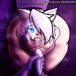 anthro big_butt bodily_fluids butt cum cum_on_face duo femboy first_person_view genital_fluids genitals male male/male penis thick_thighs loviakemi_(artist) sega sonic_the_hedgehog_(series) rogue_the_bat_(nikkikaji) rouge_the_bat bat mammal 1:1