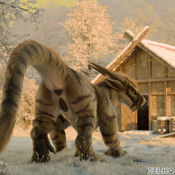 animal_genitalia anus butt clitoral_winking clitoris female feral fluffy genitals horn looking_at_viewer presenting presenting_anus presenting_hindquarters presenting_vulva raised_tail rear_view requesting sex_request solo steamy_breath tail vulva winter conditional_dnp zelkothezeeb arceronth_(modeler) mythology dragon felkin mythological_creature mythological_scalie scalie 1:1 3d_(artwork) digital_media_(artwork) hi_res