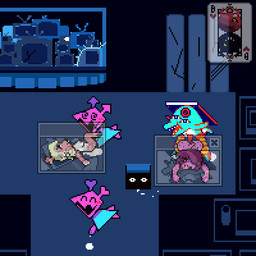 anthro cum_pool female female_penetrated freckles group male male/female nude penetration sprite sprite_animation sprite_art bladedbard deltarune undertale_(series) noelle_holiday susie_(deltarune) darkner poppup_(deltarune) virovirokun 1:1 2025 animated digital_media_(artwork) pixel_(artwork) pixel_animation