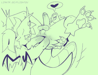 anal anal_fisting anal_penetration anthro anus balls butt double_fisting duo ear_piercing fisting foreskin genitals hair humanoid_genitalia humanoid_penis male male/male paws penetration penis piercing ponytail spread_butt spreading wings flightov midnight_flight_(character) sam_(badsurgery) american_opossum bat mammal marsupial virginia_opossum