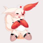 1:1 bestiality biped blush bodily_fluids clitoris clothed clothing duo erection female female_penetrated feral fur generation_3_pokemon genital_fluids genitals human human_on_feral interspecies joltik_(artist) low_res male male/female male_penetrating male_penetrating_female mammal nintendo nurse nurse_clothing nurse_uniform penetration penile penile_penetration penis penis_in_pussy pokemon pokemon_(species) pussy red_body red_eyes red_fur sex simple_background tears tongue tongue_out uniform vaginal vaginal_fluids vaginal_penetration white_body white_fur zangoose