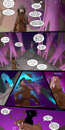 after_transformation anthro antlers armor bestiality blue_body blue_eyes blue_hooves blue_skin blush blush_lines body_horror brown_hair clothing dialogue dominant dominant_female duo erection female female_anthro female_on_feral feral feral_transformation fight forced forced_transformation fur genitals grey_body grey_fur hair headgear helmet hooves horn magic magic_user male male/female male_feral melee_weapon panel_skew penis pink_body pink_skin prosthetic species_transformation speech_bubble sword text torn_clothing transformation transformation_sequence transformation_through_magic weapon pankallisti circe_(pankallisti) animate_inanimate deer human hybrid mammal murid murine rat rodent absurd_res comic english_text hi_res