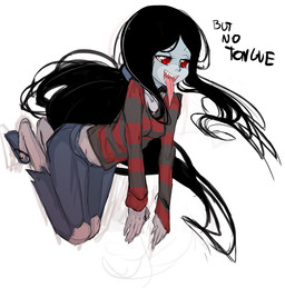 black_hair clothed clothing fangs female flying footwear hair not_furry sandals shoes simple_background solo teeth white_background slugbox adventure_time cartoon_network marceline_abadeer demon humanoid vampire digital_media_(artwork)