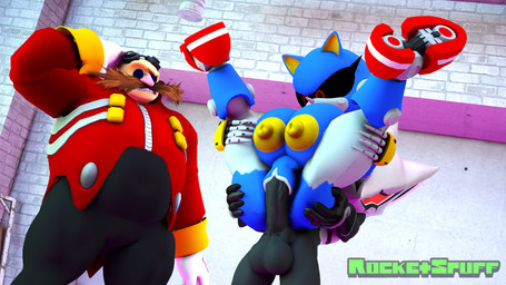 abdominal_bulge anthro balls big_balls big_breasts big_penis breasts confusion crossgender eyebrows female full_nelson genitals group hand_on_butt lifting_partner machine male male/female mouthless mtf_crossgender penetration penis raised_eyebrow scratching_head thick_thighs trio vaginal vaginal_penetration rocketspuff sega sonic_forces sonic_the_hedgehog_(series) dr._eggman infinite_(sonic) metal_sonic badnik canid canine canis eulipotyphlan hedgehog human jackal mammal robot 16:9 3d_(artwork) 4k absurd_res digital_media_(artwork) hi_res widescreen