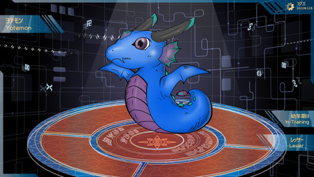 ambiguous_gender feral solo the-cog bandai_namco digimon yotemon digimon_(species) 16:9 4k absurd_res hi_res widescreen