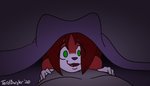 anthro bed bedding bedroom blanket duo faceless_character faceless_male fangs female first_person_view fur furniture green_eyes hair looking_at_viewer male male/female nude red_body red_fur red_hair solo_focus teeth wiggle terdburgler linda_wright hybrid mammal 2d_animation 7:4 animated frame_by_frame loop motion_tweening short_playtime