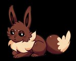 2018 ambiguous_gender animated black_nose brown_body brown_fur brown_tail digital_media_(artwork) eevee feral flavia-elric fluffy fluffy_tail fur generation_1_pokemon half-closed_eyes looking_at_viewer lying mouth_closed narrowed_eyes neck_tuft nintendo on_front on_ground paws pokemon pokemon_(species) pupils solo tail tuft white_pupils