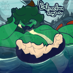 anthro belly big_belly big_breasts birthmark bodily_fluids breasts clothed clothing convenient_censorship curvy_figure dialogue female fur hair hot_spring hot_water huge_breasts humor larger_female markings muscular open_mouth outside overweight overweight_anthro overweight_female relaxing sauna simple_background size_difference sky smile solo steam tail text thick_thighs voluptuous water wet wide_hips uulitch prehistoric_species scalie artist_collaboration digital_media_(artwork) english_text hi_res meme